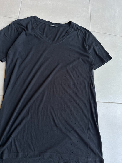 Balmain AW2010 distressed V-neck t-shirt