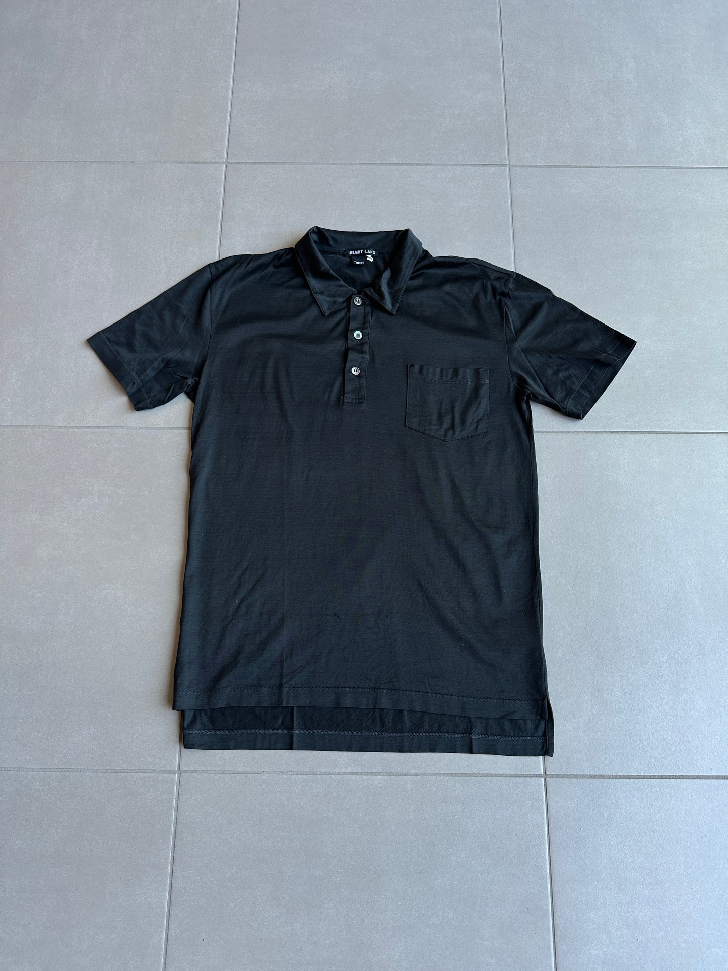 Helmut Lang circa 90’s glossy one pocket shirt