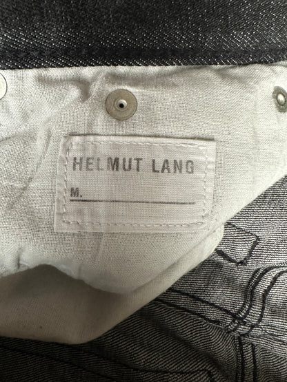 2000’s Helmut Lang charcoal black classic cut jeans