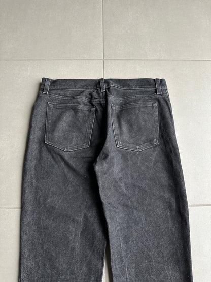 2000’s Helmut Lang charcoal black classic cut jeans