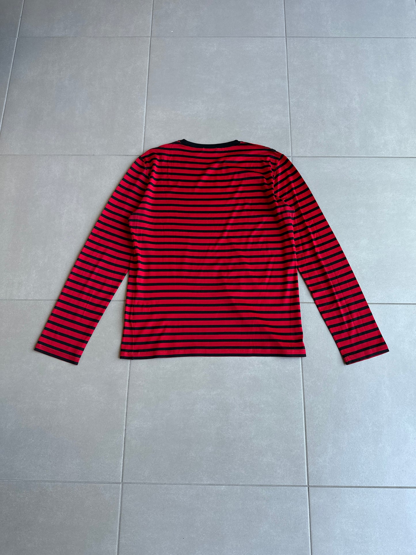Dior homme AW04 “VOTC” striped bee motif long sleeve