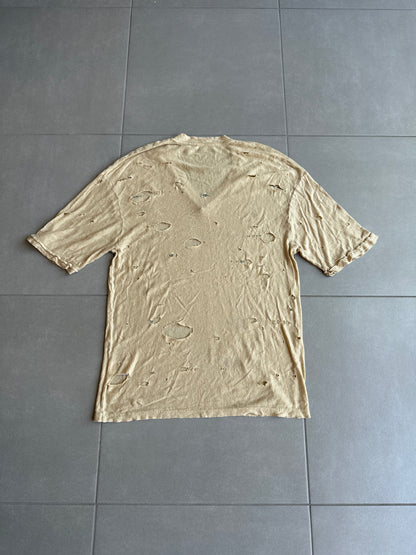 Balmain SS10 linen distressed shirt