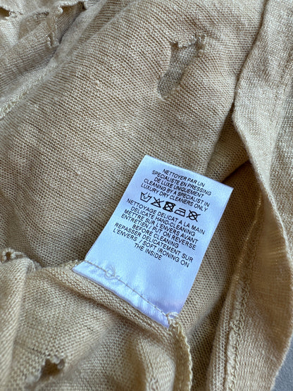Balmain SS10 linen distressed shirt