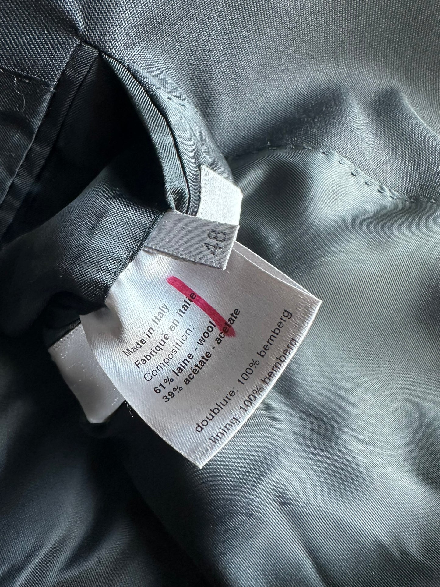 Dior Homme SS04 “strip” sequins blazer