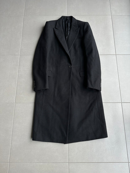 Dior Homme AW06 “These grey days” Peak lapel wool/cashmere blend coat