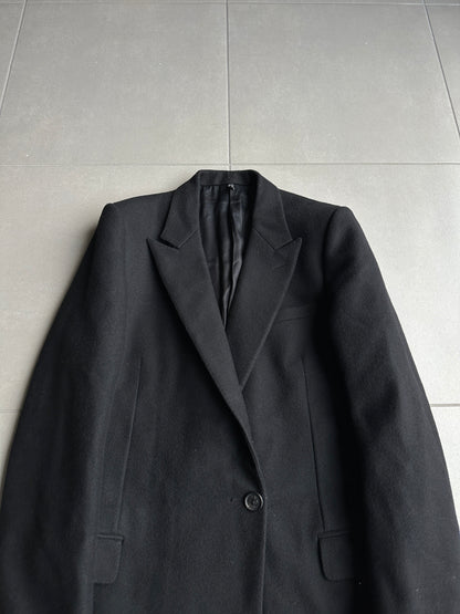 Dior Homme AW06 “These grey days” Peak lapel wool/cashmere blend coat