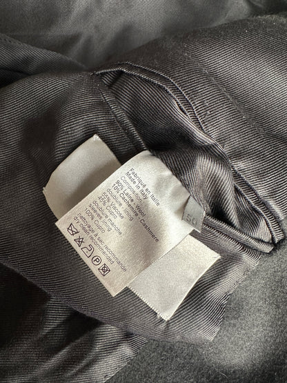 Dior Homme AW06 “These grey days” Peak lapel wool/cashmere blend coat