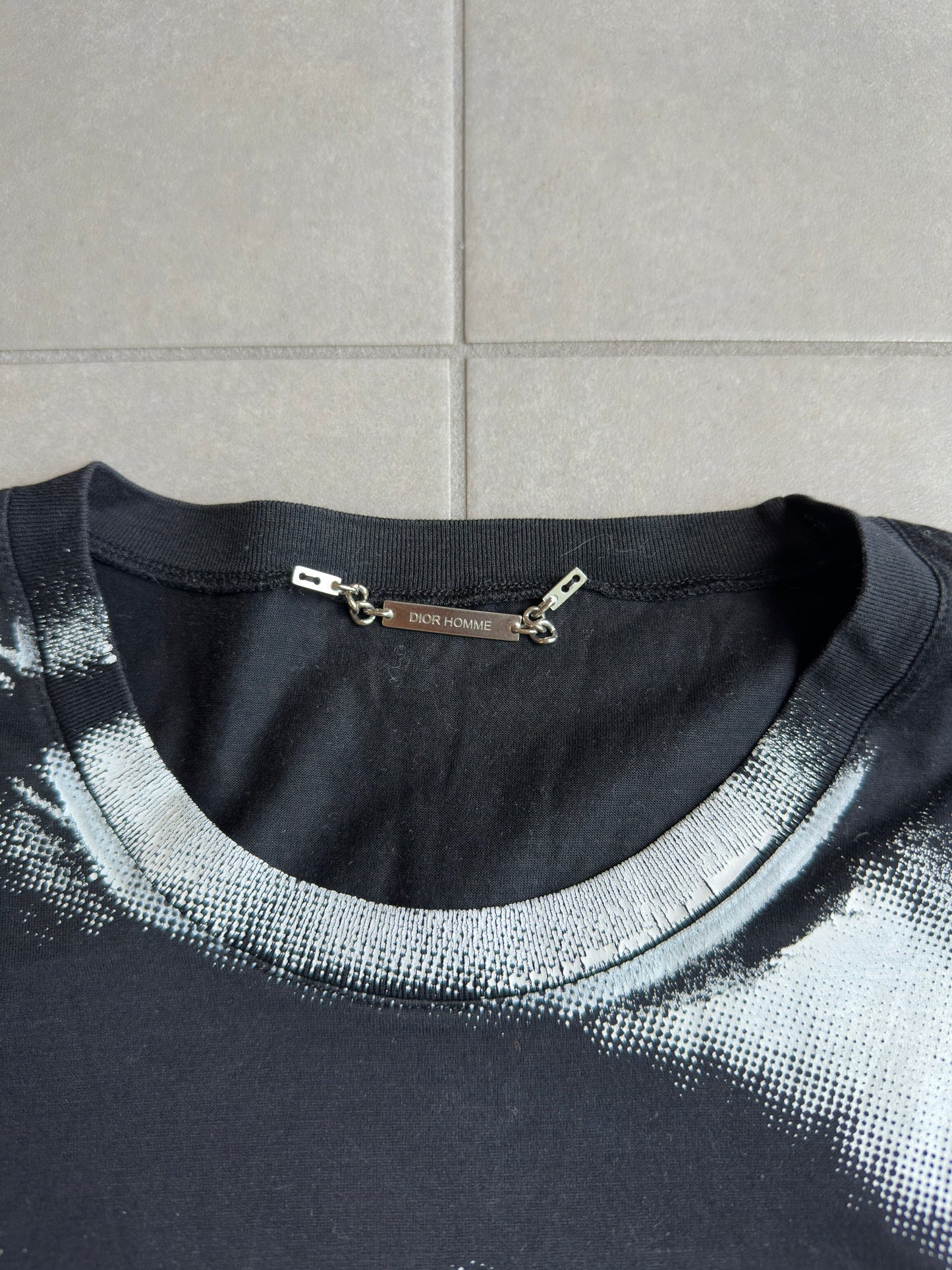Dior Homme AW04 “Victim of the crime” Eye print t-shirt