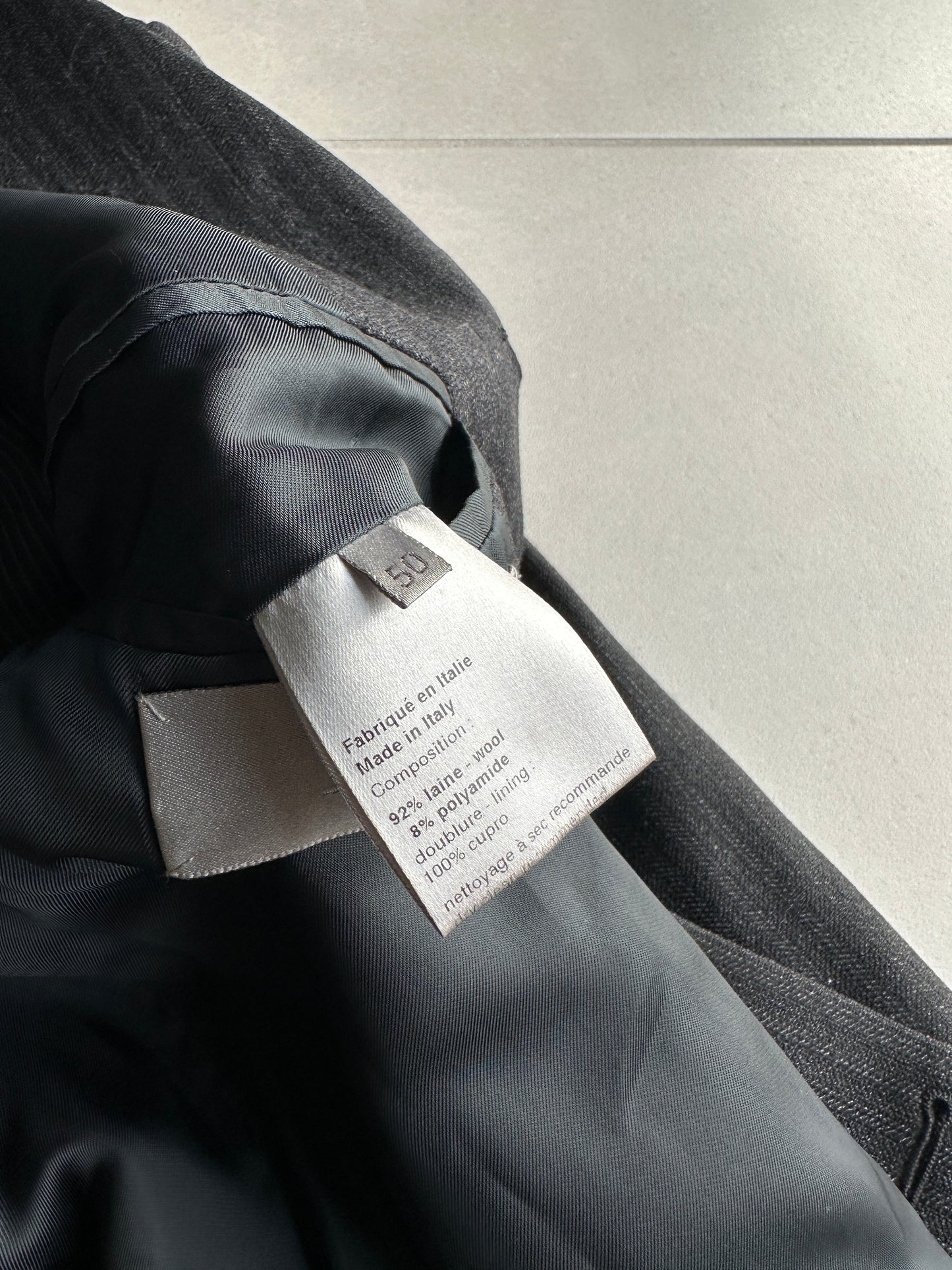 Dior Homme AW05 “In the morning” cropped tailored jacket