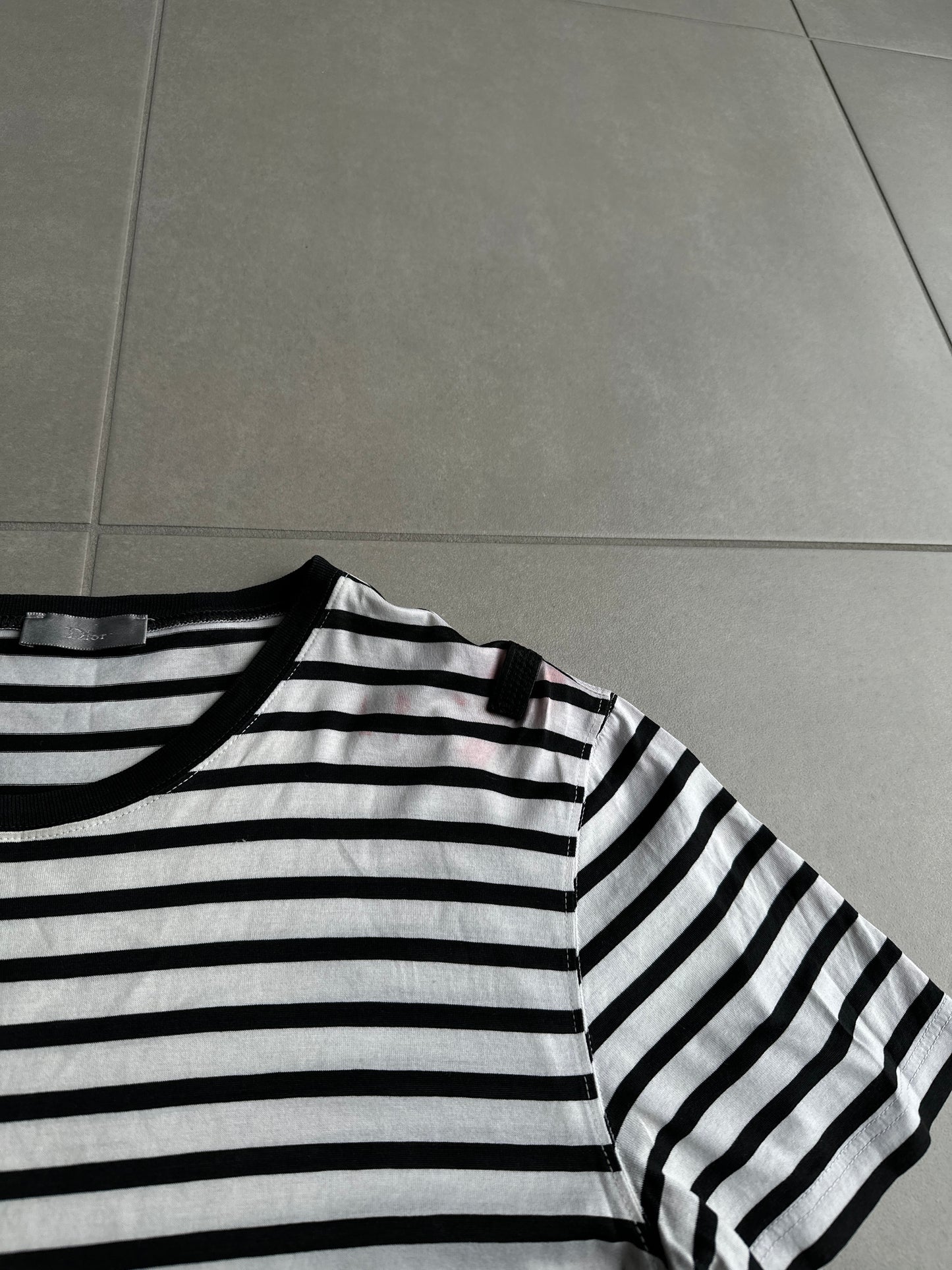 Dior homme AW04 “VOTC” striped T-shirt