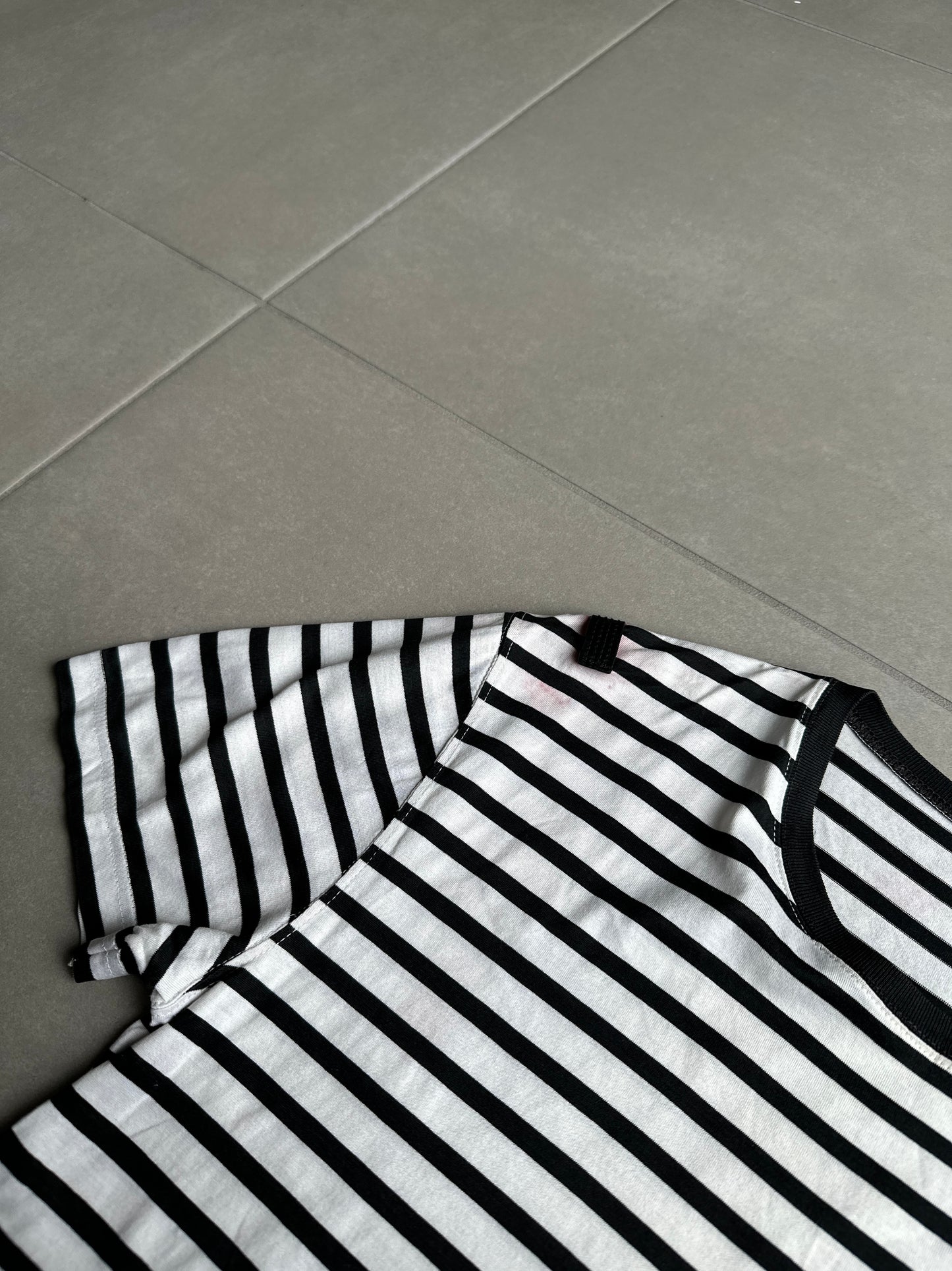 Dior homme AW04 “VOTC” striped T-shirt