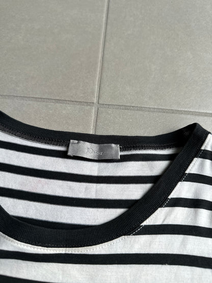 Dior homme AW04 “VOTC” striped T-shirt