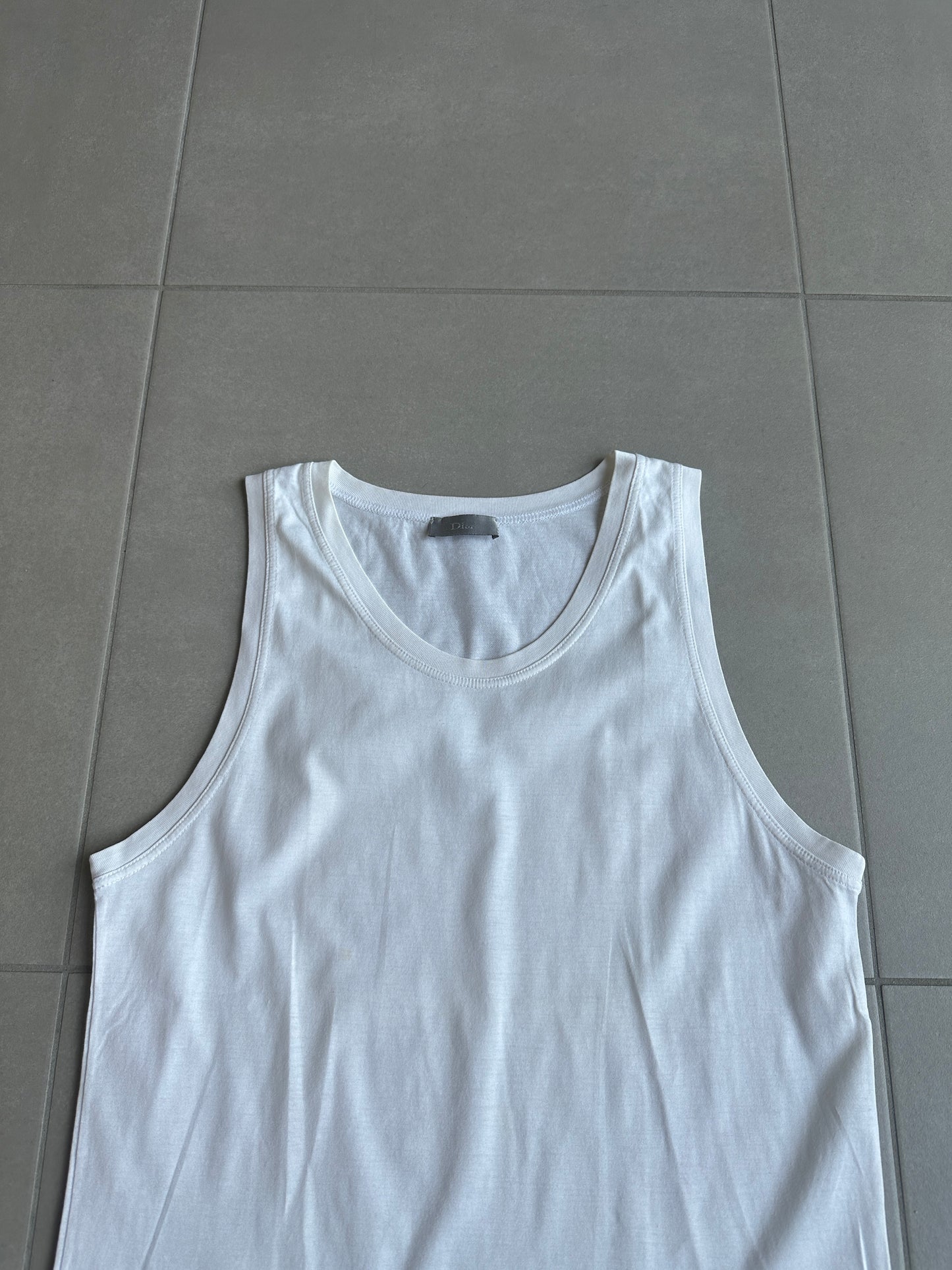 Dior homme AW07 “Navigate” Bee motif tank top