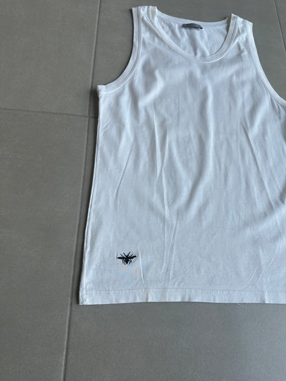 Dior homme AW07 “Navigate” Bee motif tank top