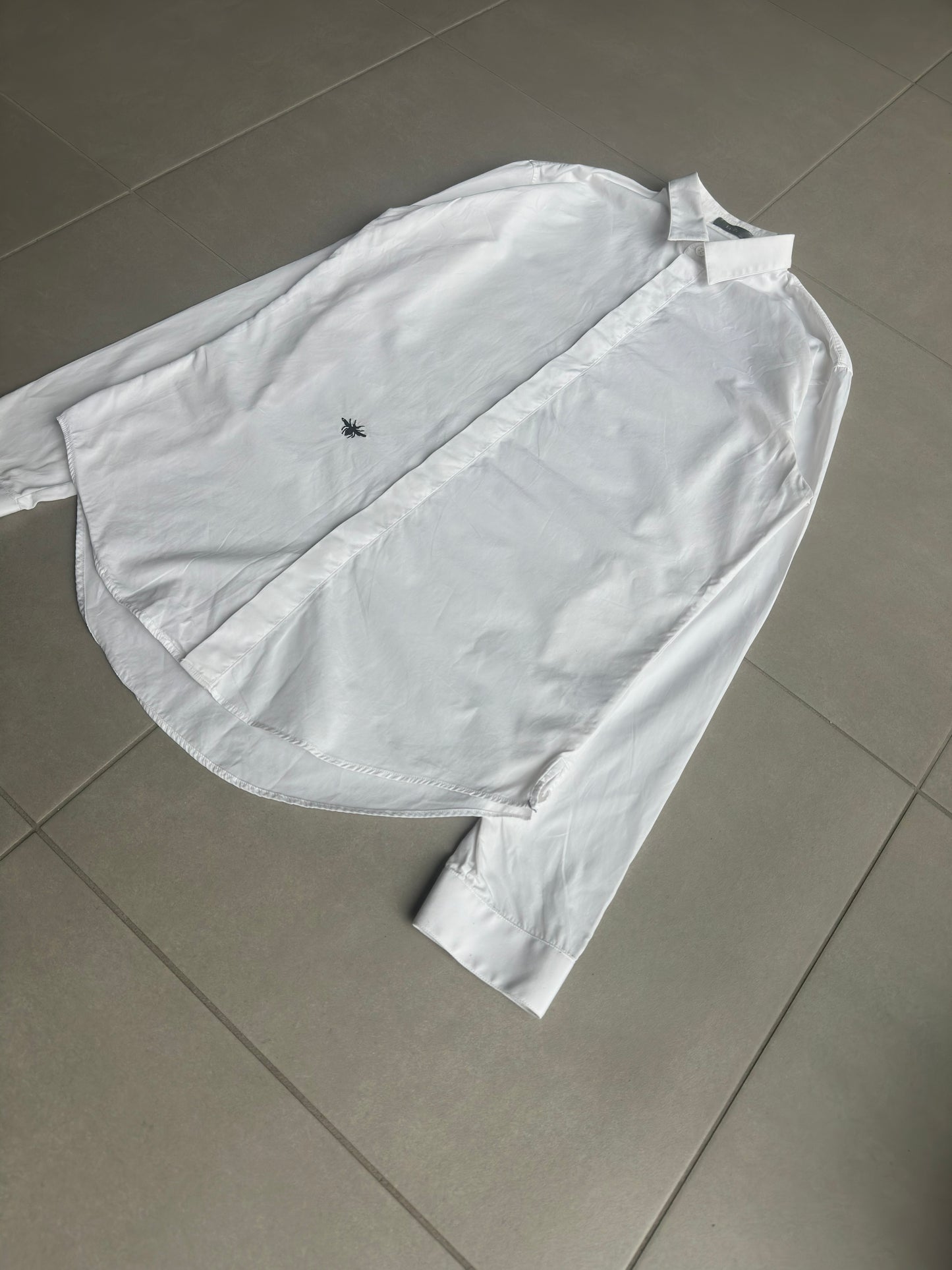 Dior Homme SS07 “We look good together” bee motif button up