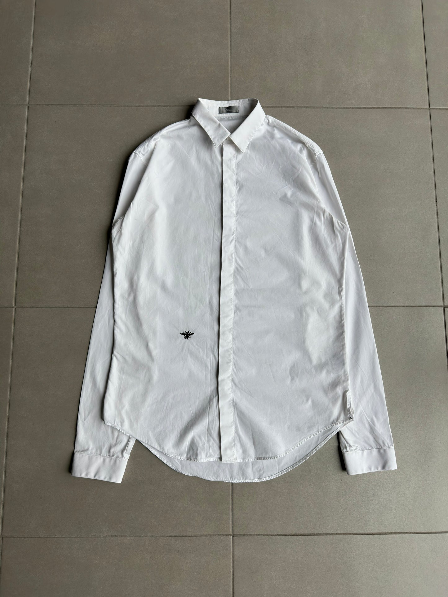 Dior Homme SS07 “We look good together” bee motif button up