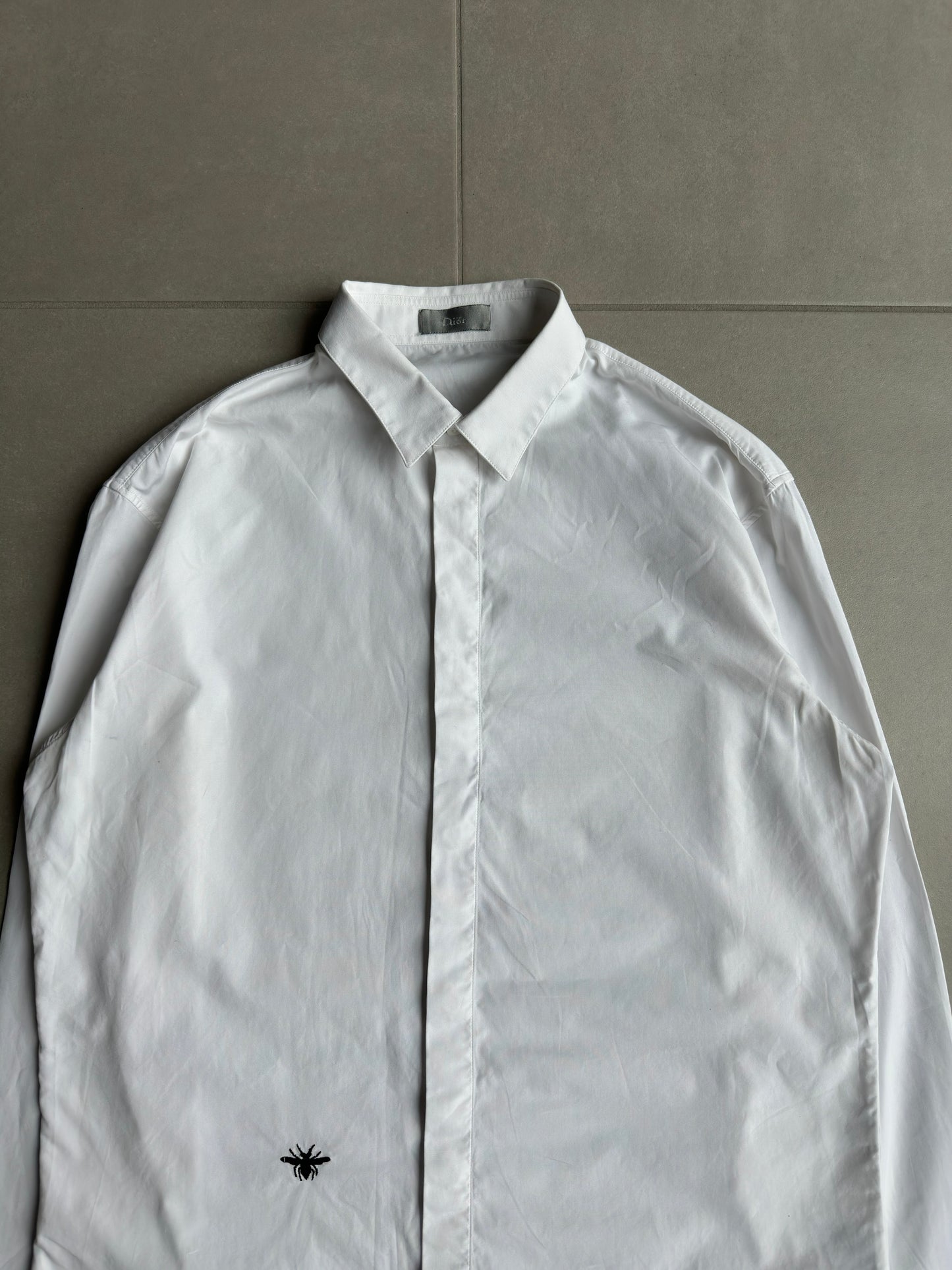 Dior Homme SS07 “We look good together” bee motif button up