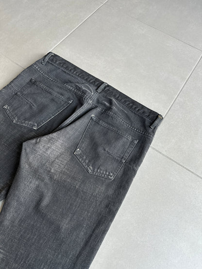 Dior Homme SS03 “Follow Me” MIJ Whiskered washed clawmark denim