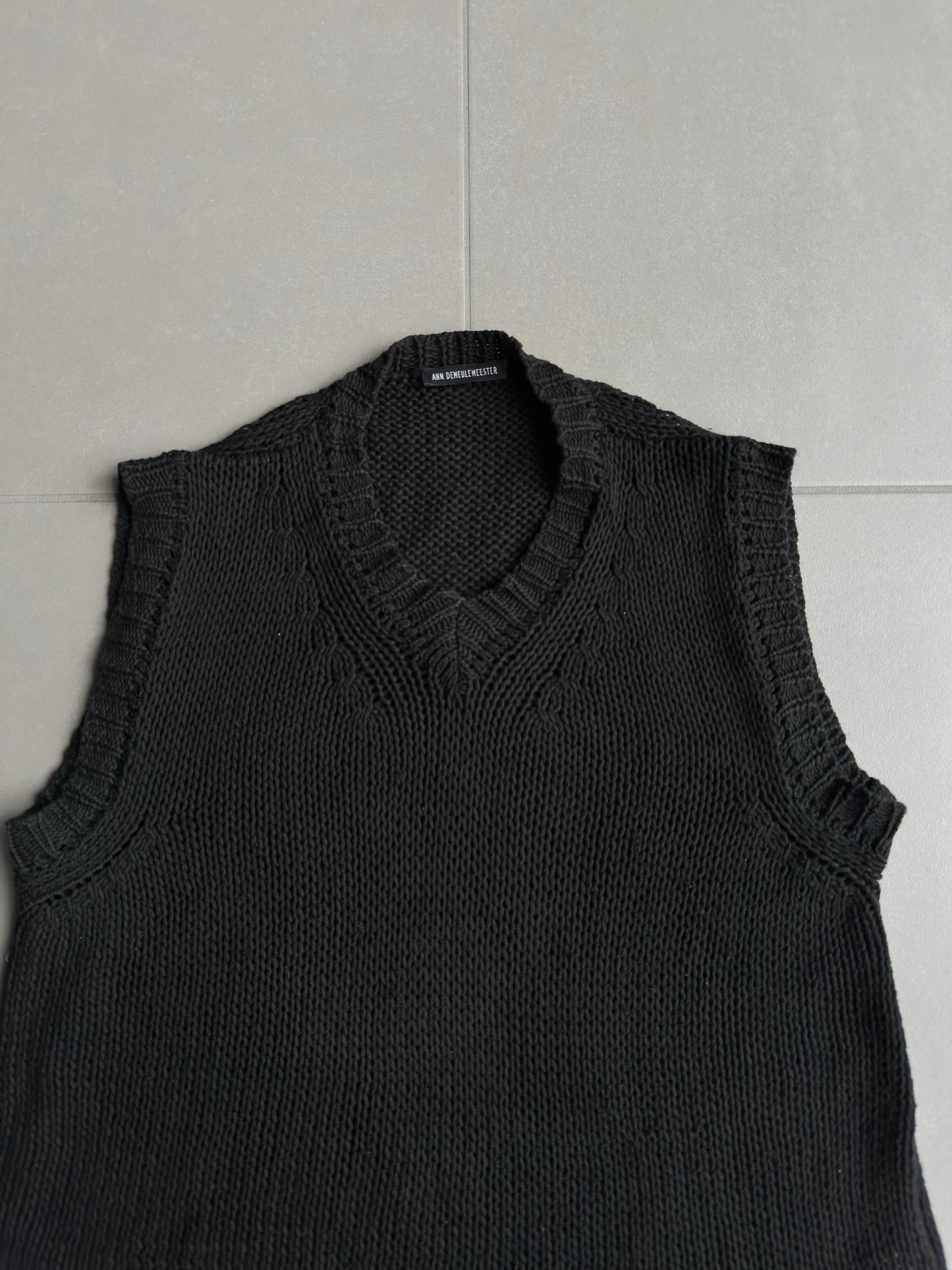 Ann Demeulemeester SS2000 “Woolgathering” sleeveless top
