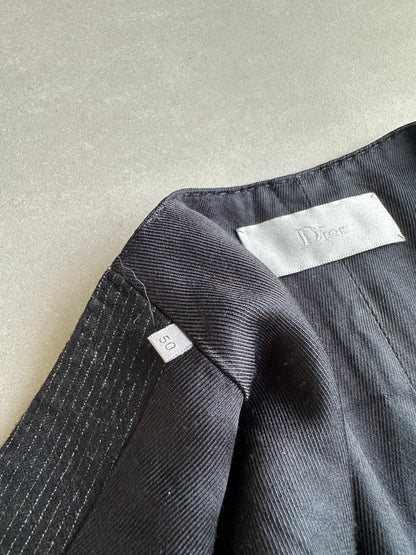 Dior Homme AW06 "These grey days" pinstripe waistcoat