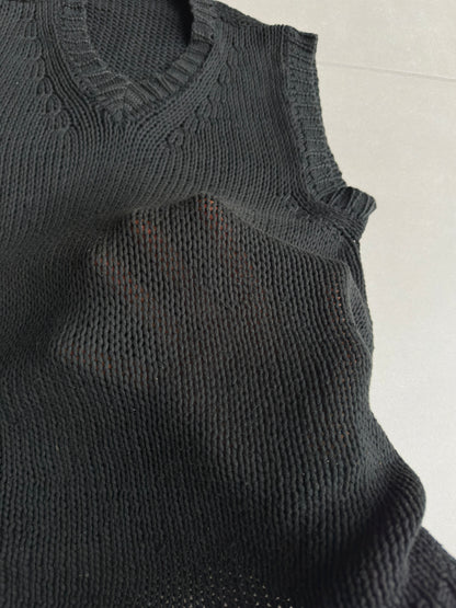 Ann Demeulemeester SS2000 “Woolgathering” sleeveless top