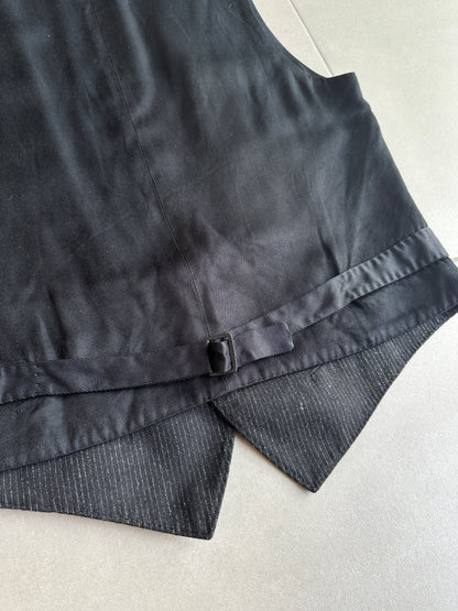 Dior Homme AW06 "These grey days" pinstripe waistcoat