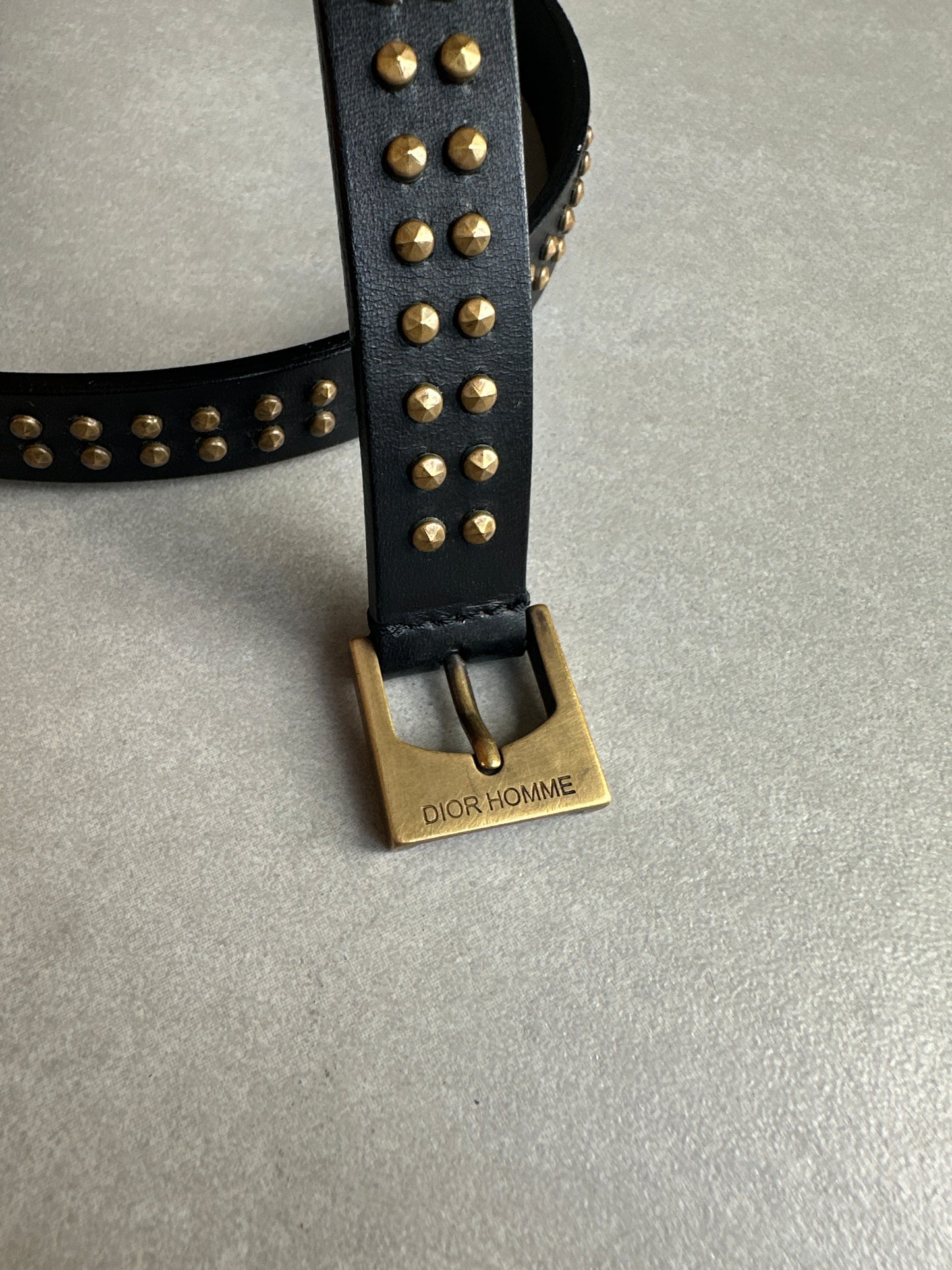 Dior Homme SS06 thin Studded leather Belt