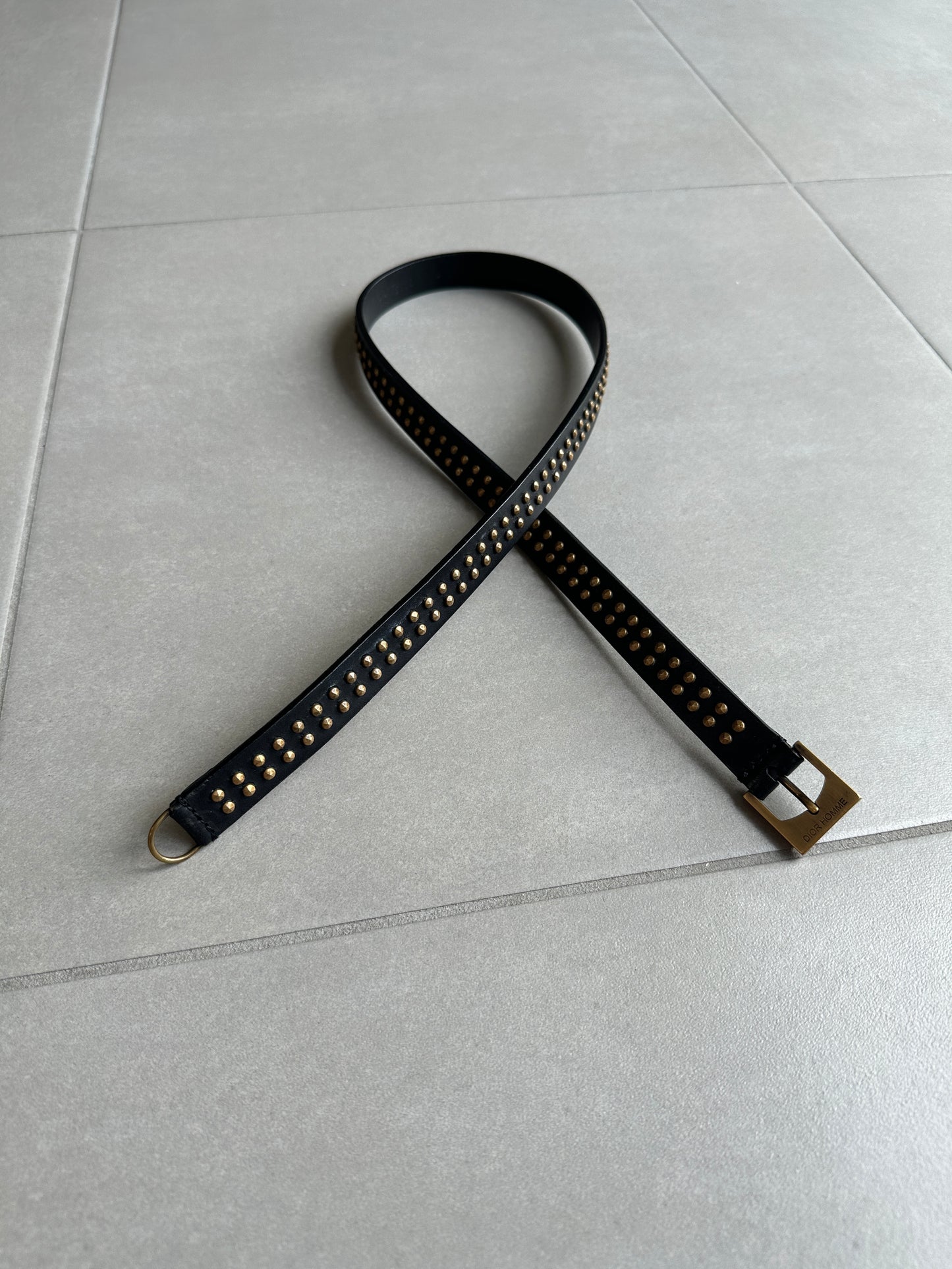 Dior Homme SS06 thin Studded leather Belt