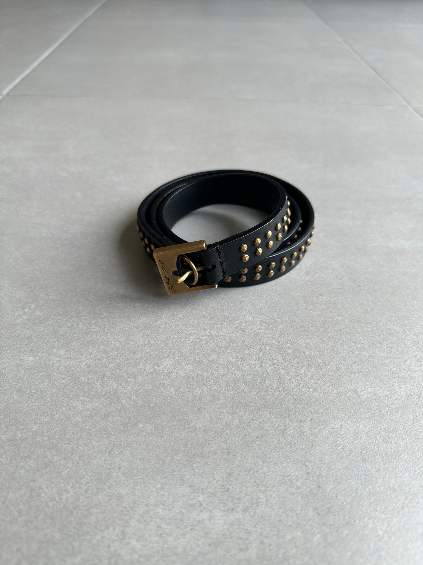 Dior Homme SS06 thin Studded leather Belt