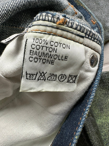 Dior Homme by Hedi Slimane AW03 "Luster" green waxed denim