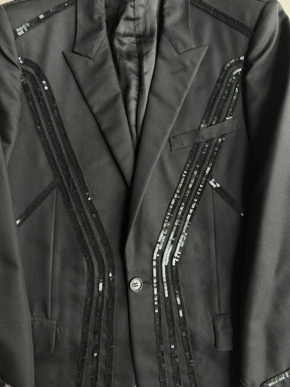 Dior Homme SS04 “strip” sequins blazer
