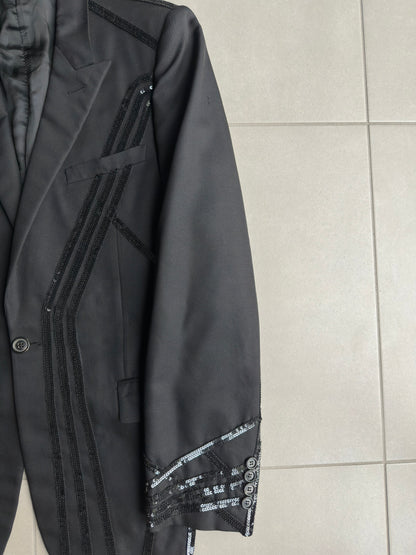 Dior Homme SS04 “strip” sequins blazer