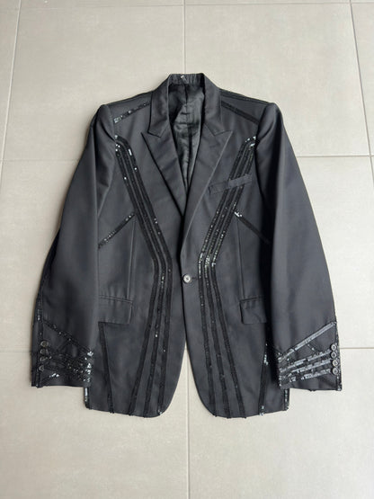 Dior Homme SS04 “strip” sequins blazer
