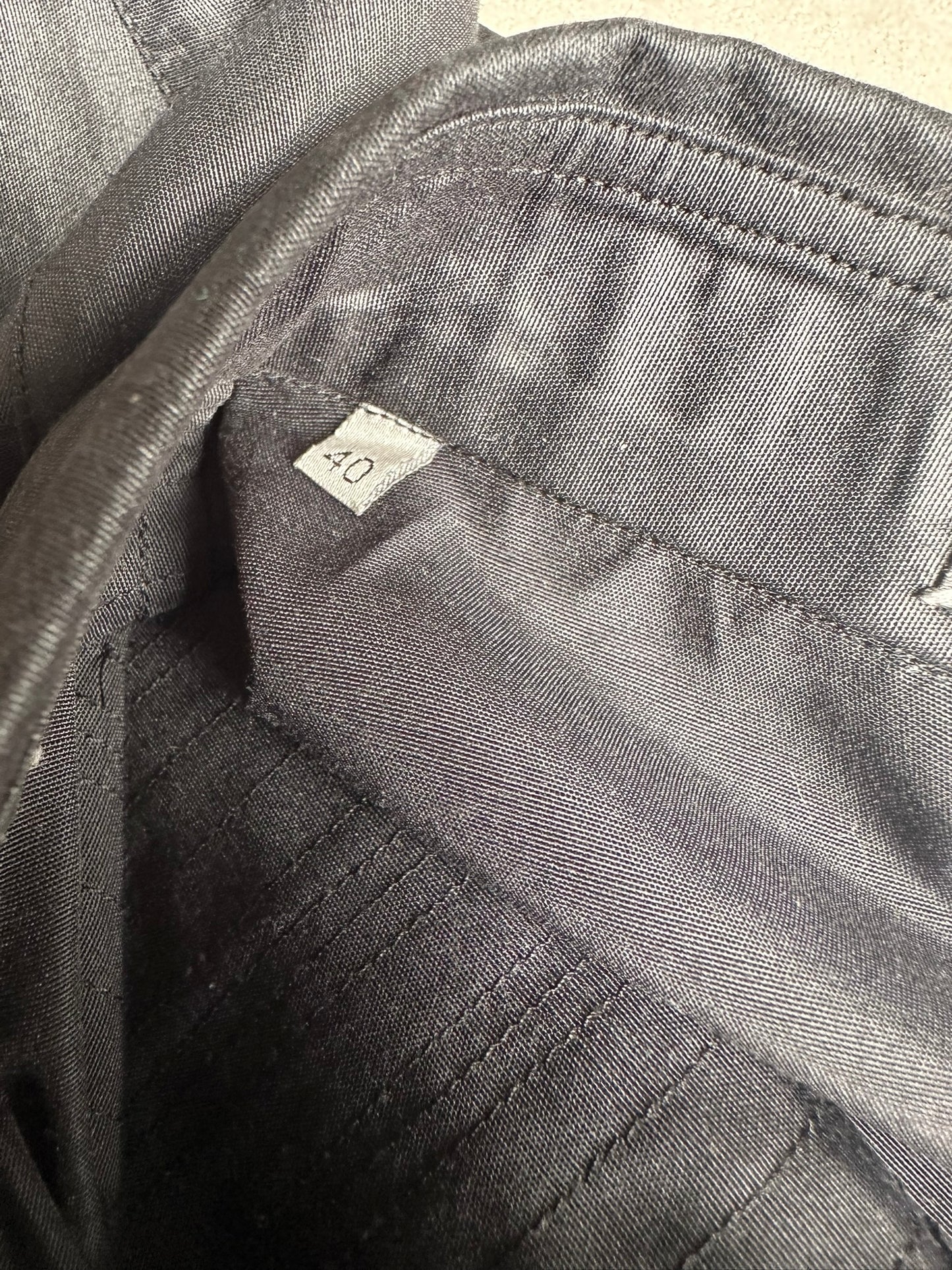 Dior Homme AW05 "In The Morning" waxed button up