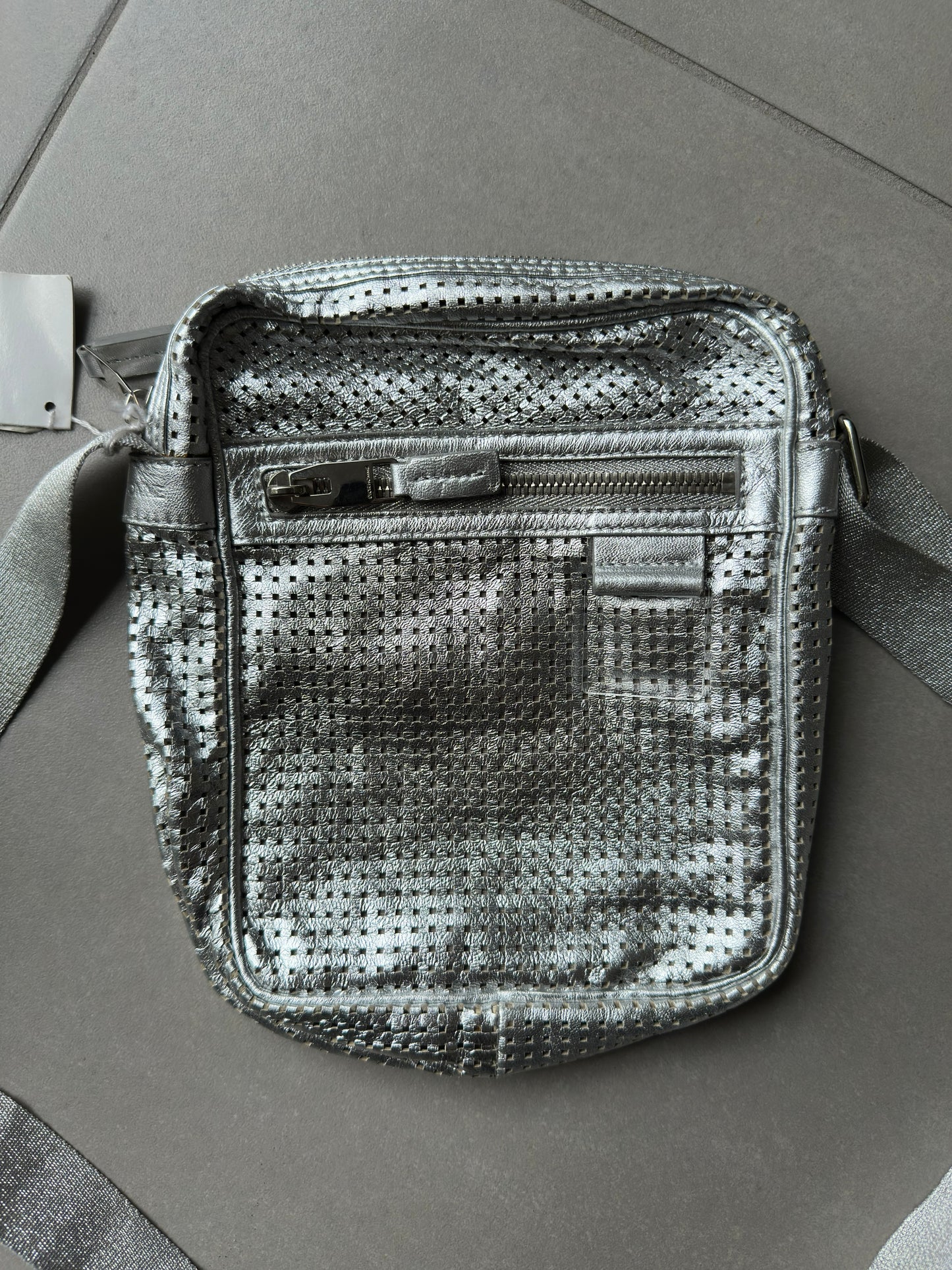 Dior Homme SS07 "We Look Good Together" Perforated Leather Bag
