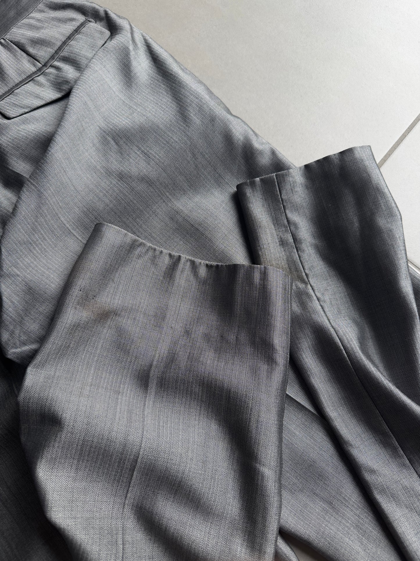 Dior homme SS08 Shimmering silk suit