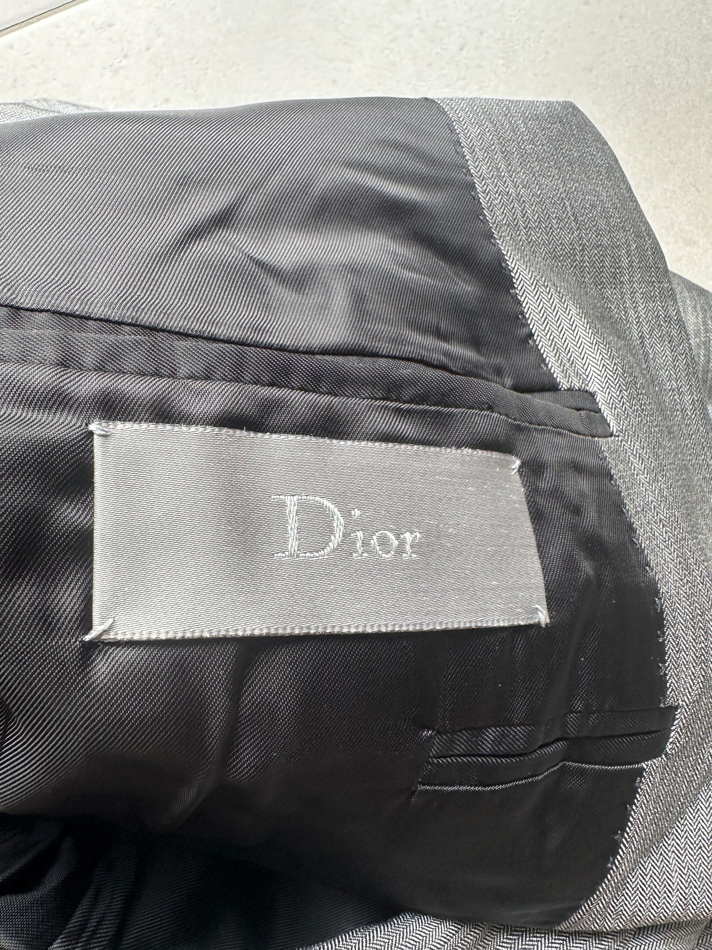 Dior homme SS08 Shimmering silk suit
