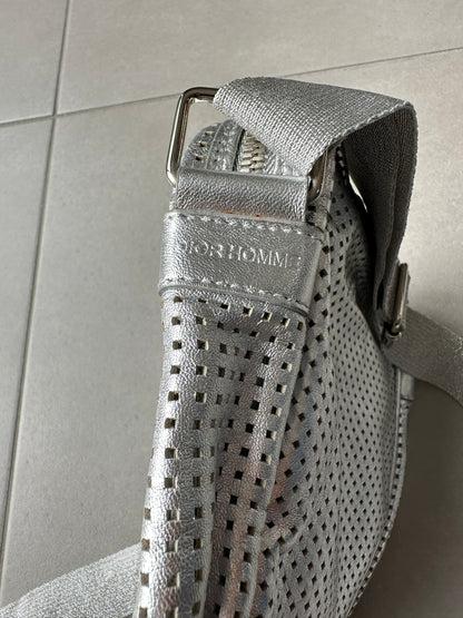 Dior Homme SS07 "We Look Good Together" Perforated Leather Bag