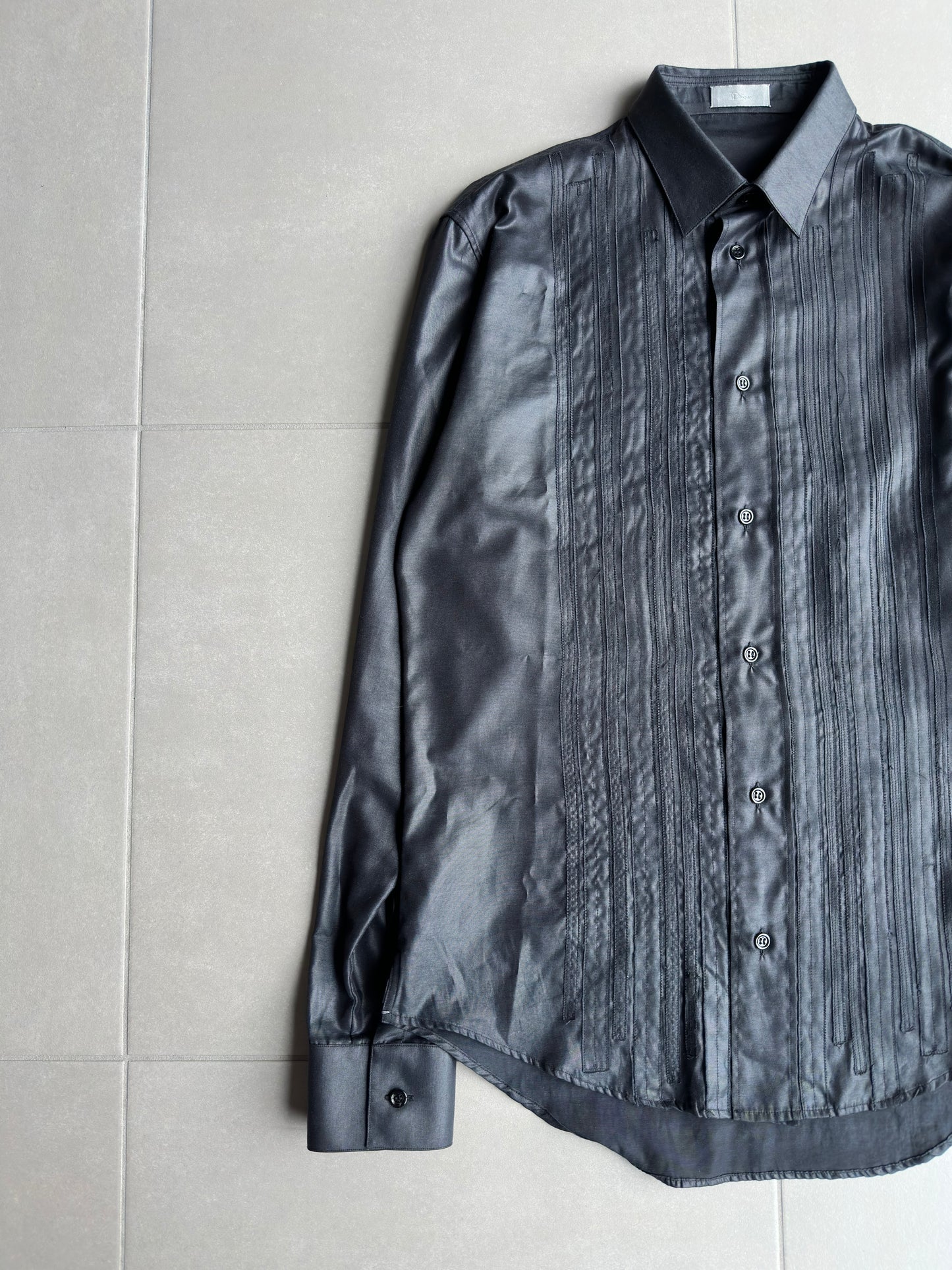 Dior Homme AW05 "In The Morning" waxed button up