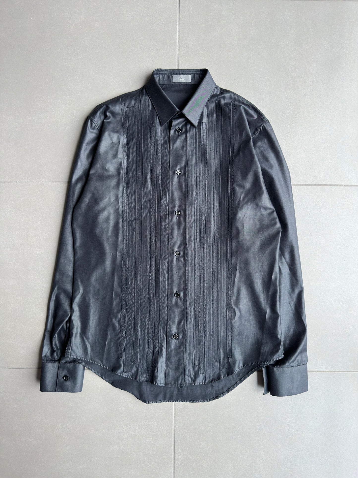 Dior Homme AW05 "In The Morning" waxed button up