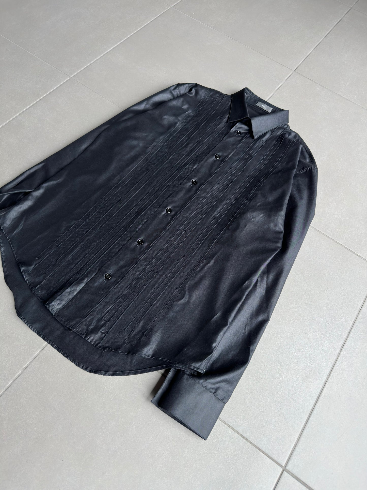 Dior Homme AW05 "In The Morning" waxed button up