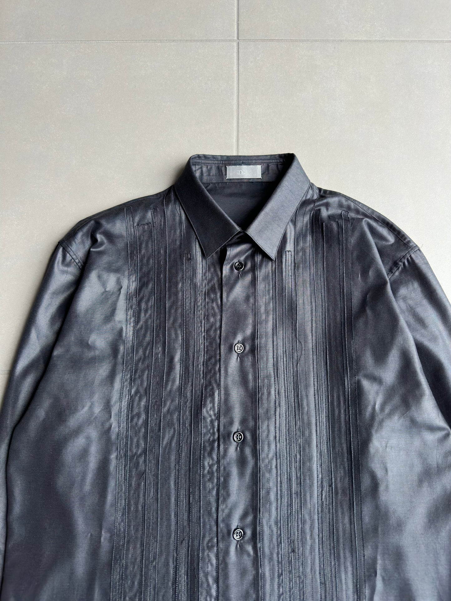 Dior Homme AW05 "In The Morning" waxed button up