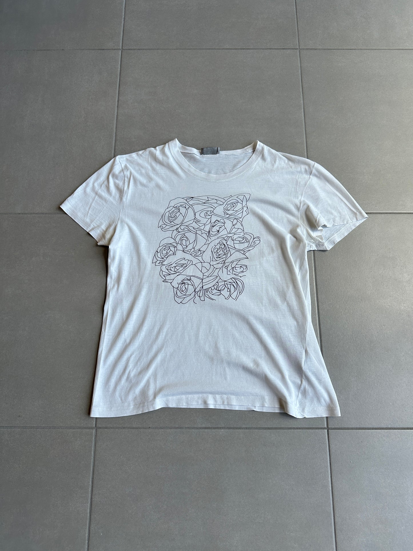 Dior Homme SS07 “We Look Good Together” rose T-shirt