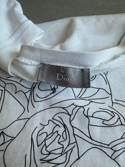 Dior Homme SS07 “We Look Good Together” rose T-shirt