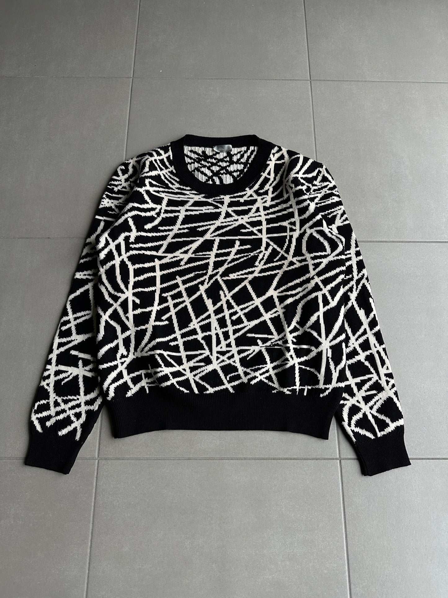 Dior Homme AW07 “Navigate” wool knit sweater