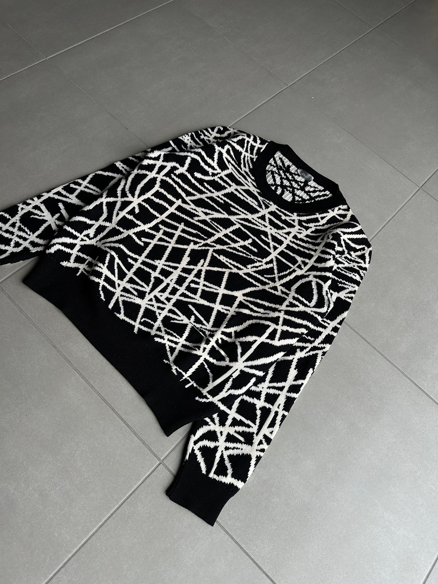 Dior Homme AW07 “Navigate” wool knit sweater