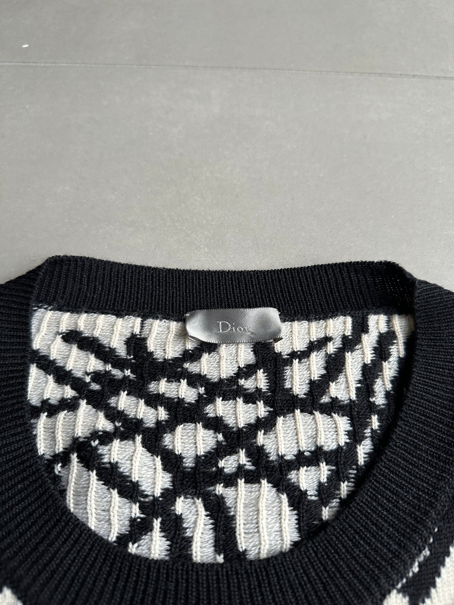 Dior Homme AW07 “Navigate” wool knit sweater