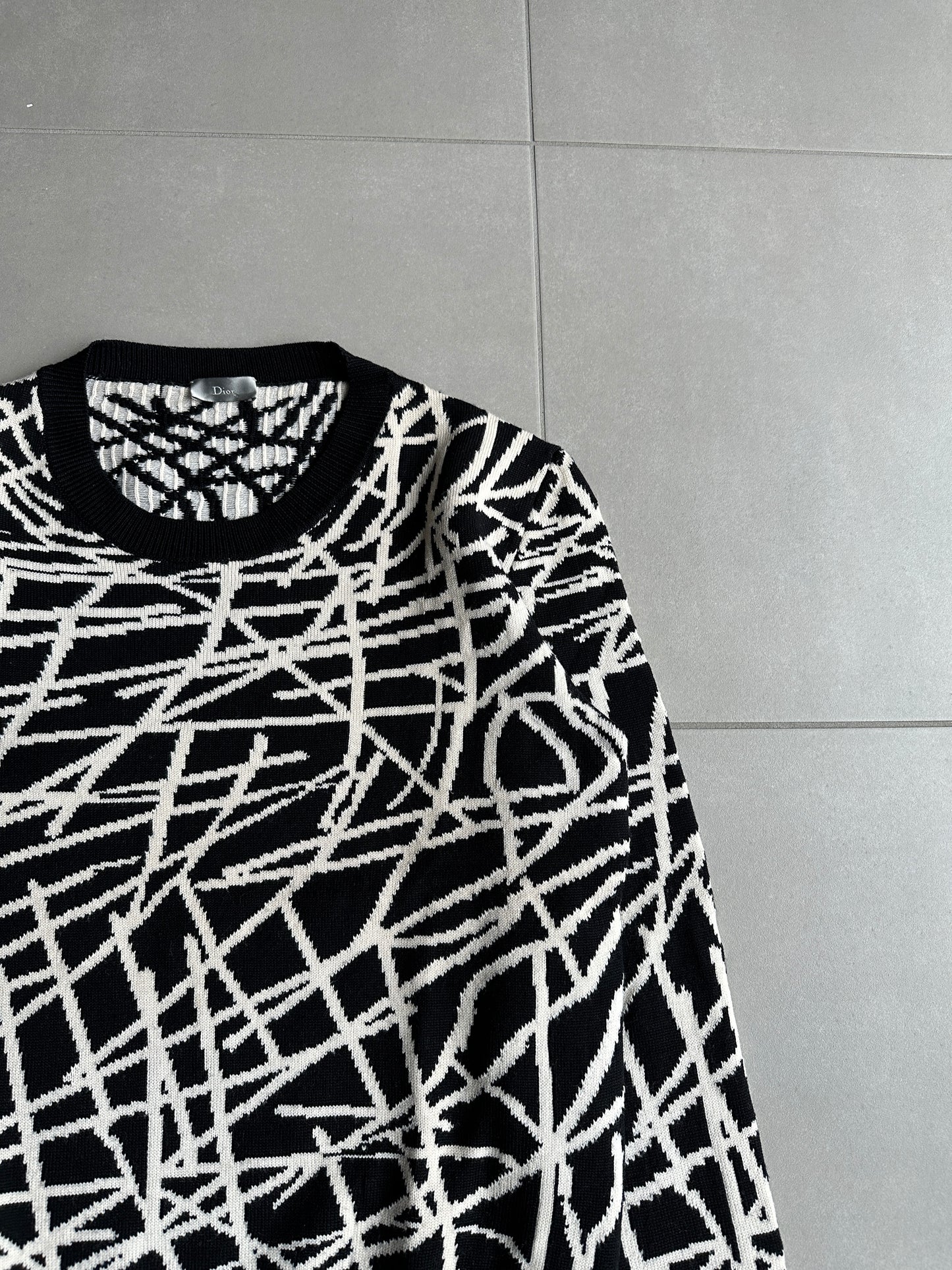 Dior Homme AW07 “Navigate” wool knit sweater