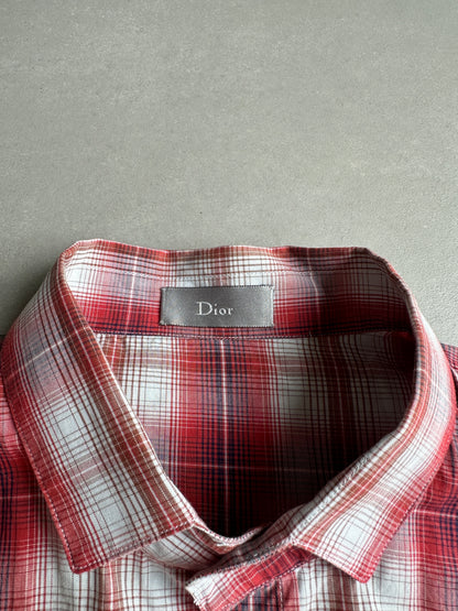 Dior Homme  Dior Homme SS06 Military plaid button up shirt