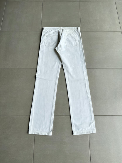 Dior Homme SS05 “BECK/Untitled” white whiskered denim